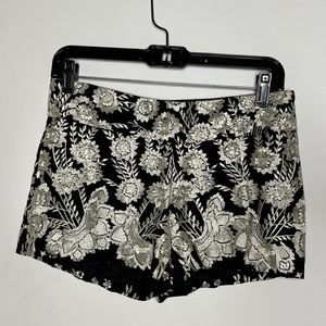 Haute Hippie embroidered shorts, size 0